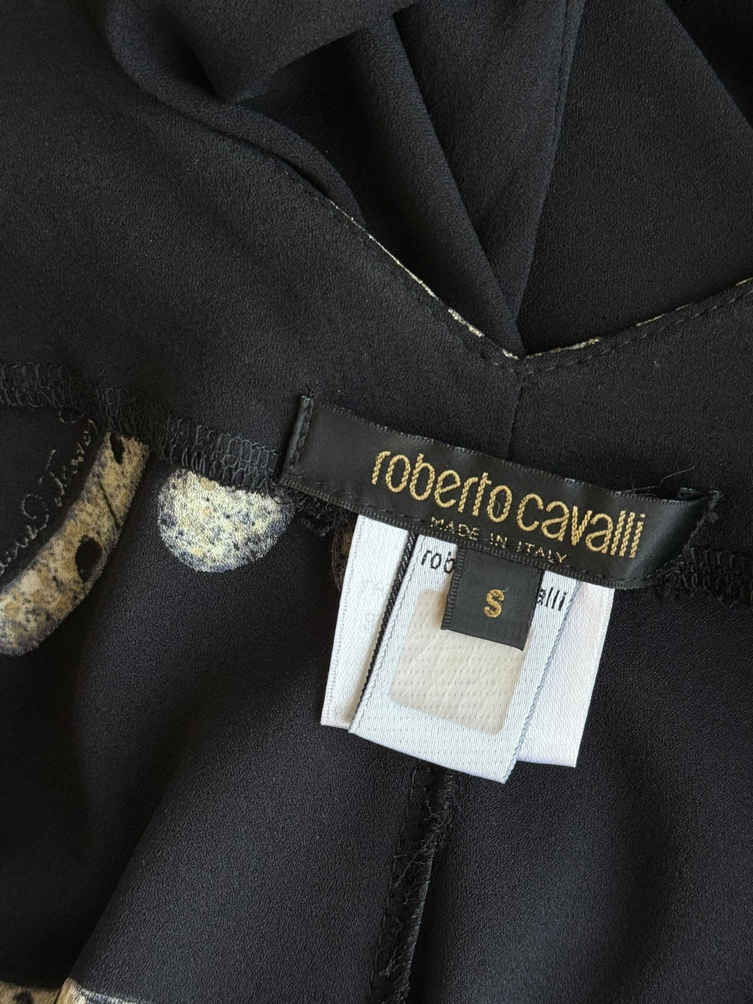 Roberto Cavalli F/W 2002 Leopard Silk Gown