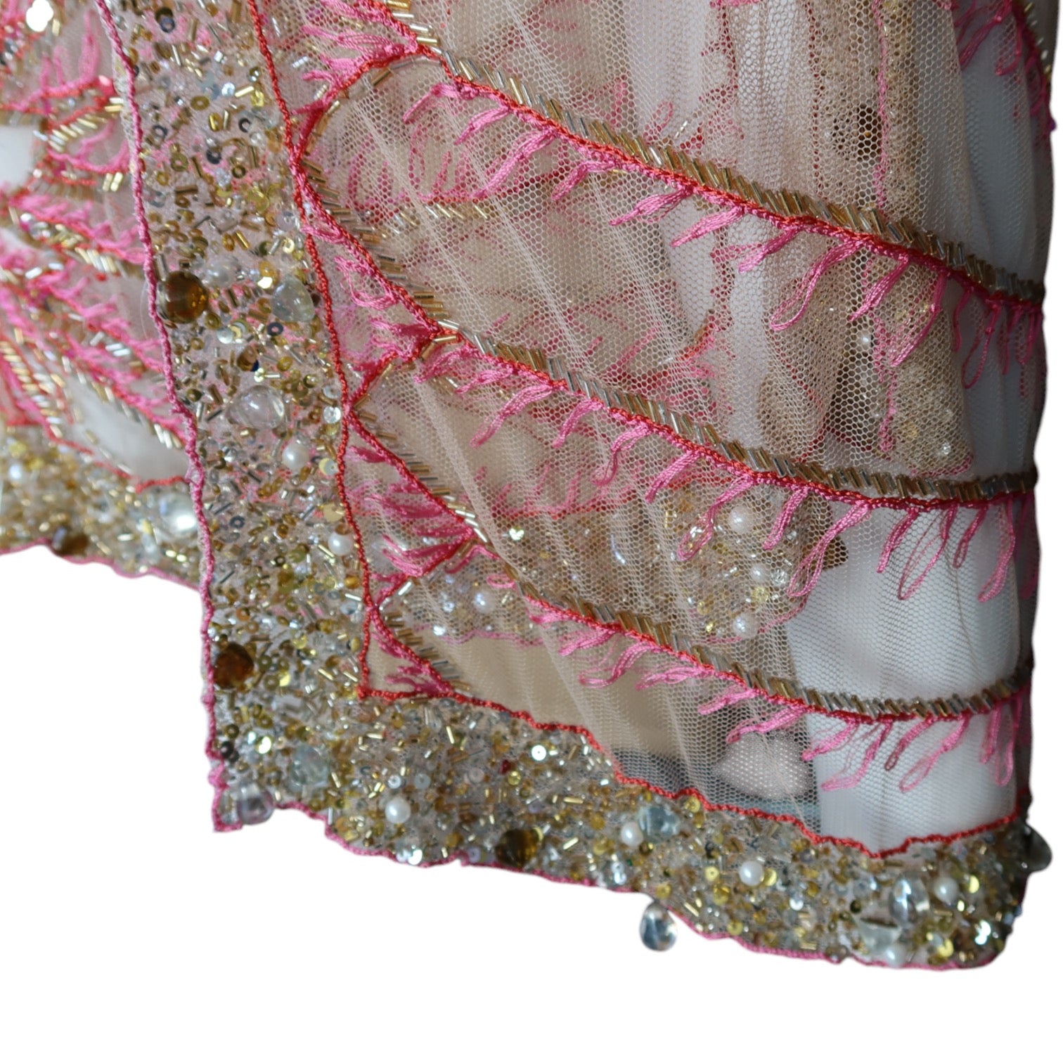 Roberto Cavalli S/S 2000 Beaded Embellished Wrap Skirt