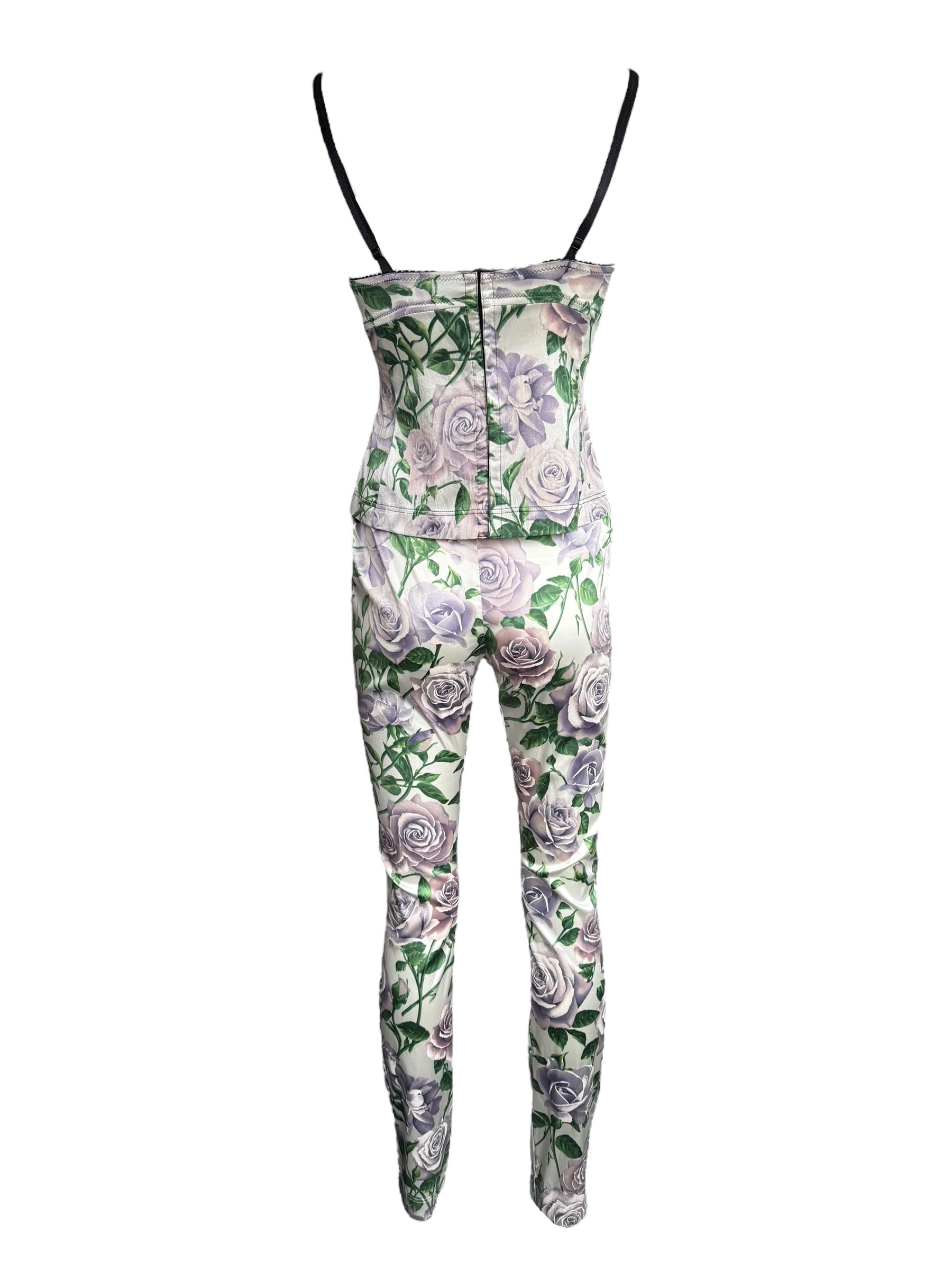 Dolce & Gabbana 2000 Silk Top & Pants