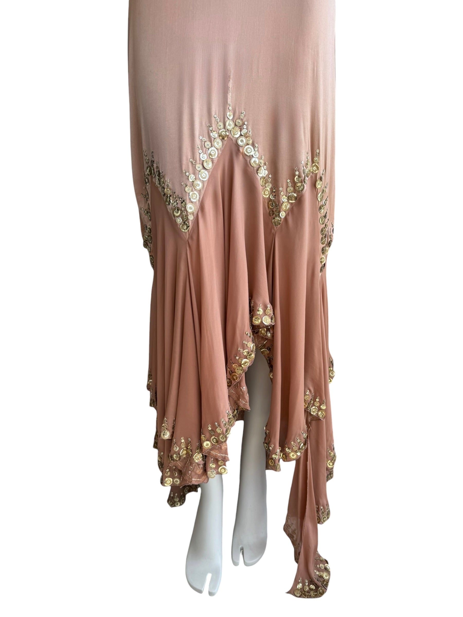 Roberto Cavalli S/S 2004 Embellished Silk Dress