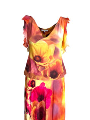 Roberto Cavalli S/S 2002 Floral Print Set