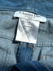 Christian Dior F/W 2002 Embroidery Jeans