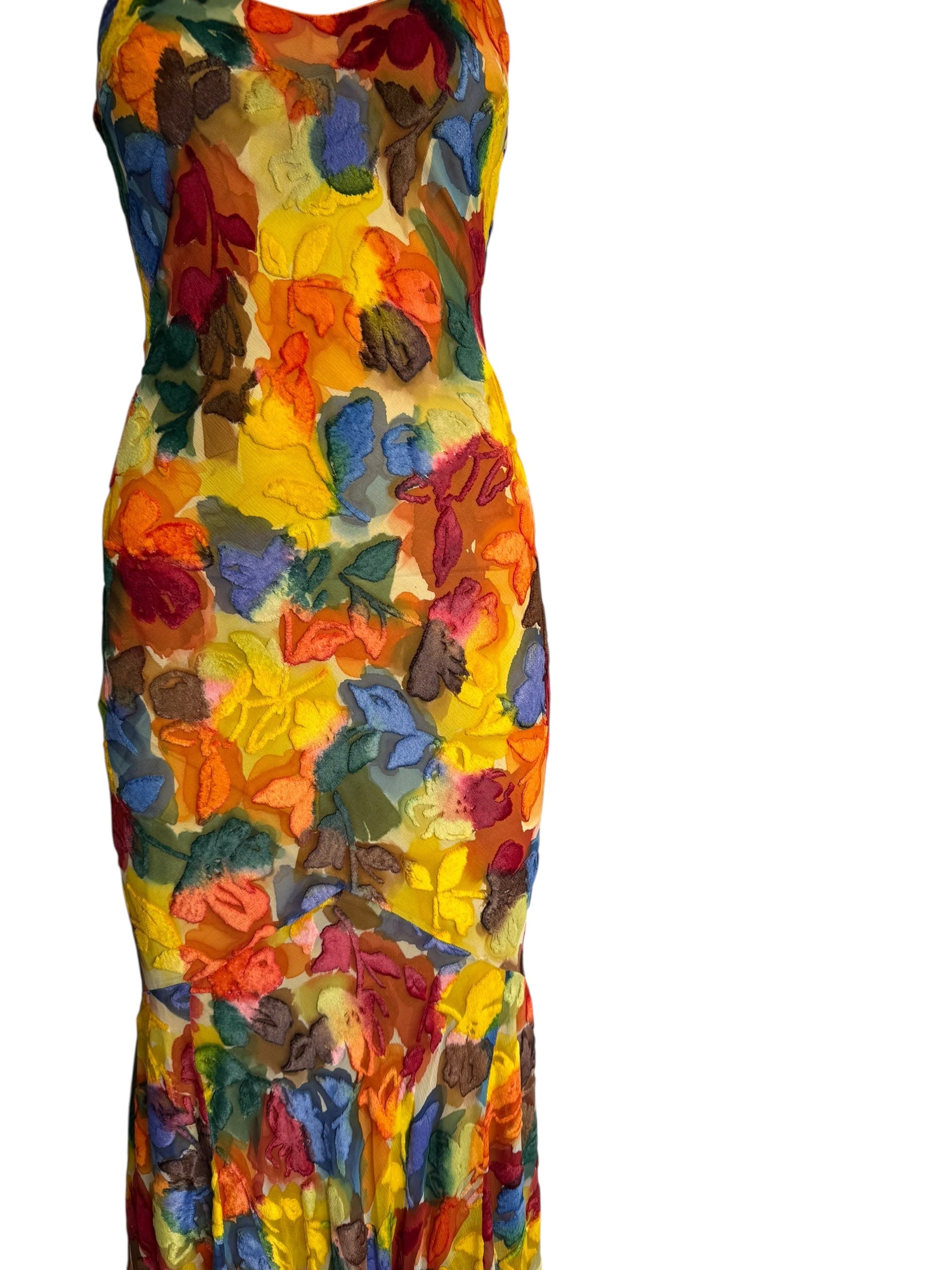 John Galliano S/S 2003 Velvet Silk Maxi Gown