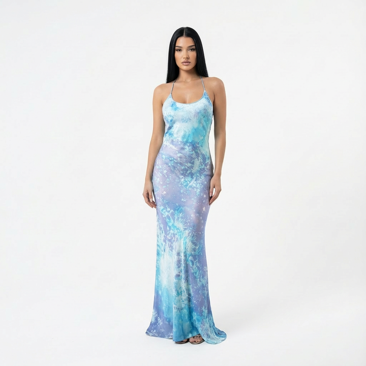 Roberto Cavalli S/S 1999 Silk Maxi Dress