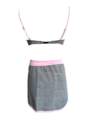 Christian Dior S/S 3-Set Bikini Sarong "Prince of Wales"