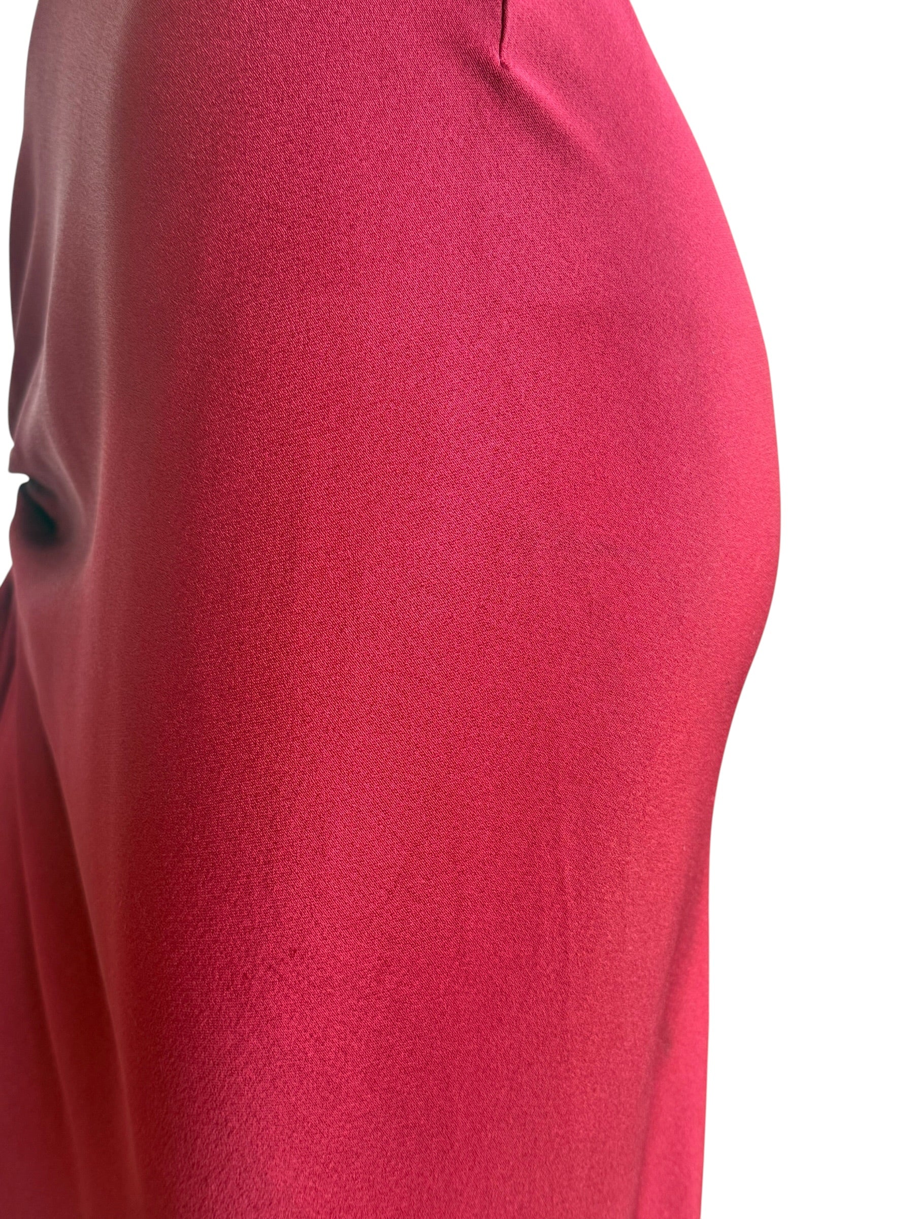 John Galliano F/W 1999 Crimson Bias Cut Satin Evening Gown