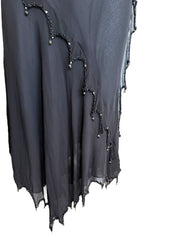 Roberto Cavalli S/S 2003 Beaded Silk Dress