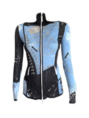 Christian Dior by John Galliano F/W 2004 Trompe-l’Oeil Zip-Up Jacket