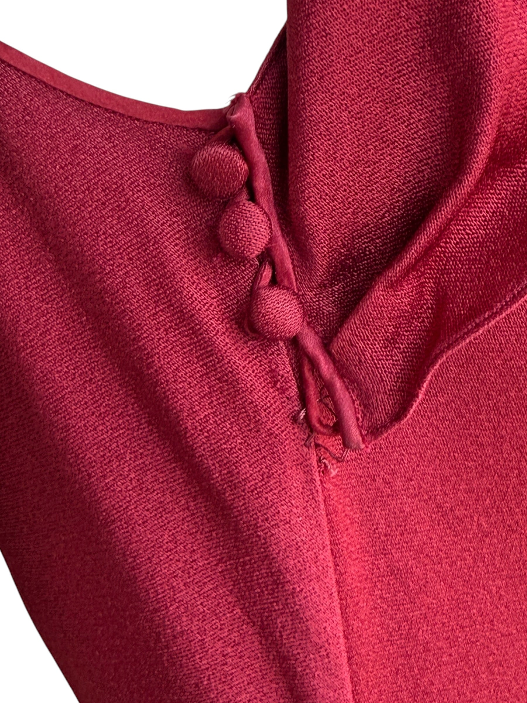 John Galliano F/W 1999 Crimson Bias Cut Satin Evening Gown