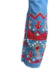 Christian Dior F/W 2002 Embroidery Jeans