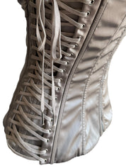 Dolce & Gabbana S/S 2003 Silk Corset Lace-Up Sarong Set