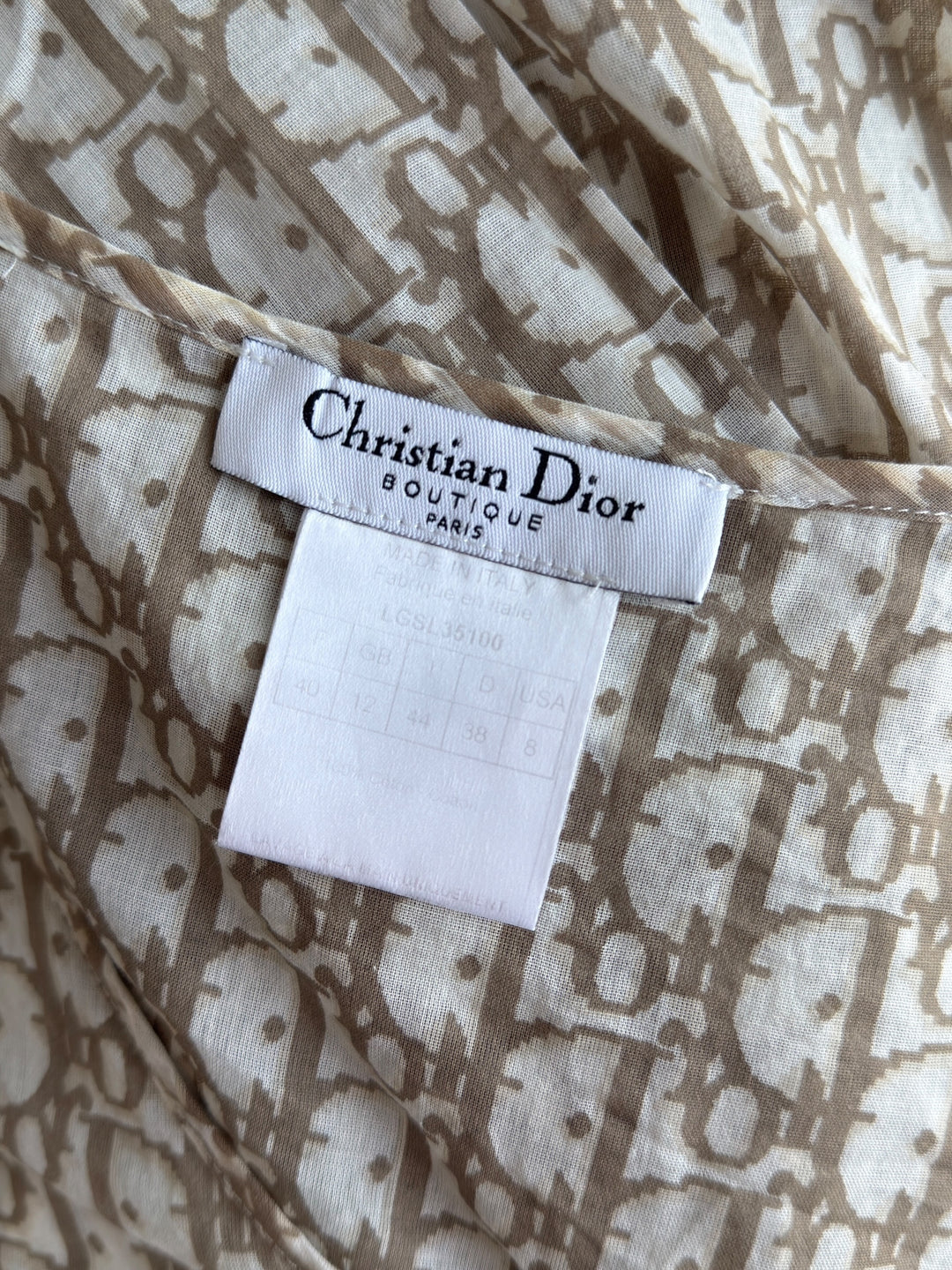 Christian Dior S/S 2005 cotton Dress