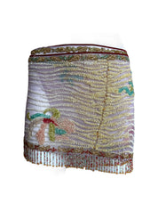 Roberto Cavalli S/S 2000 Beaded Embellished Wrap Skirt