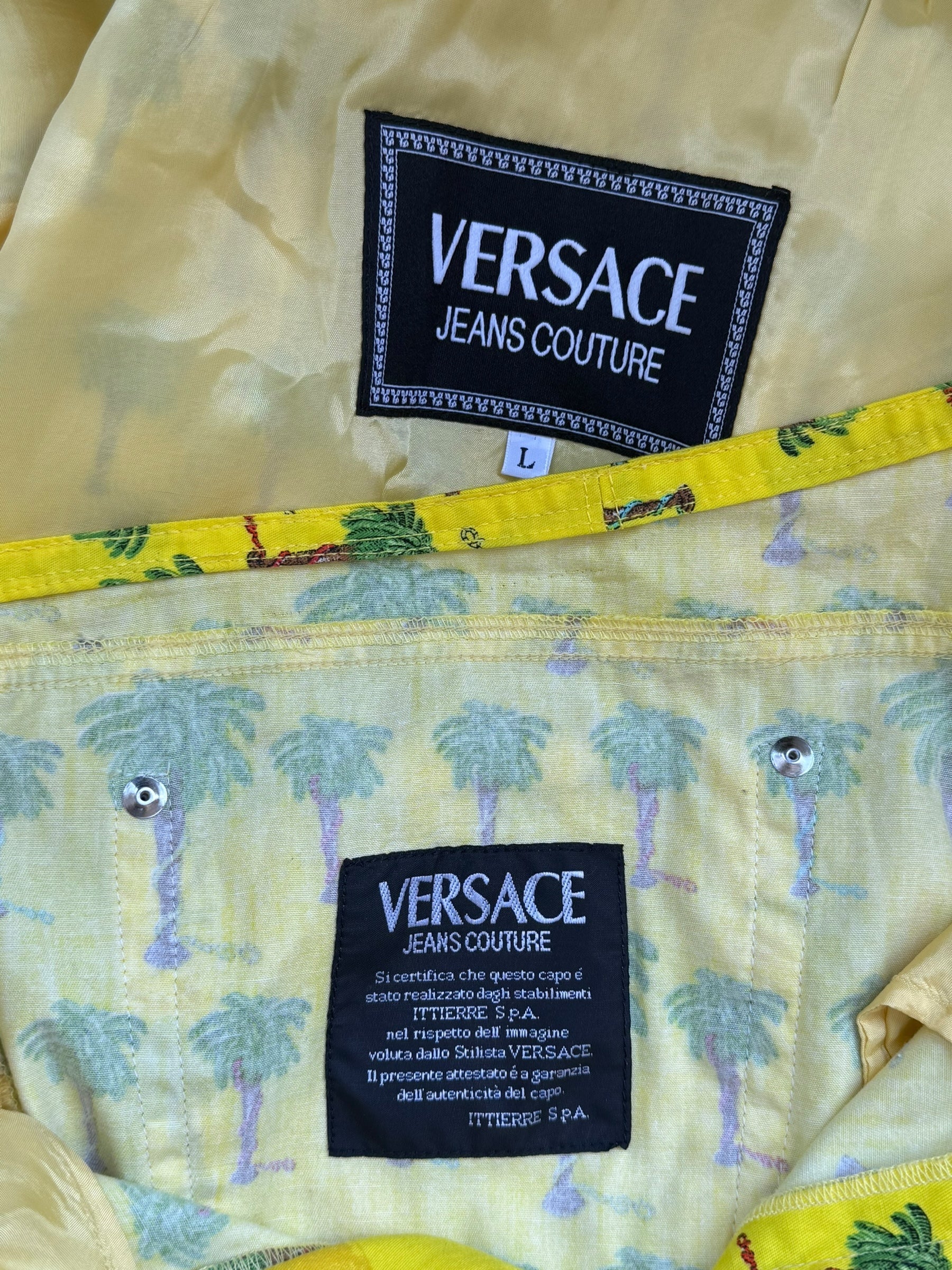Versace 90’s Palm Tree Set