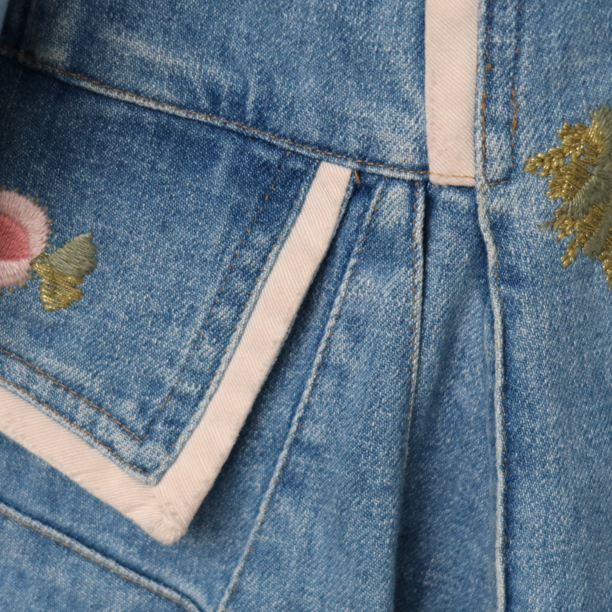Roberto Cavalli S/S 2003 Embroidered Denim Jacket