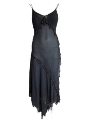Roberto Cavalli S/S 2003 Beaded Silk Dress