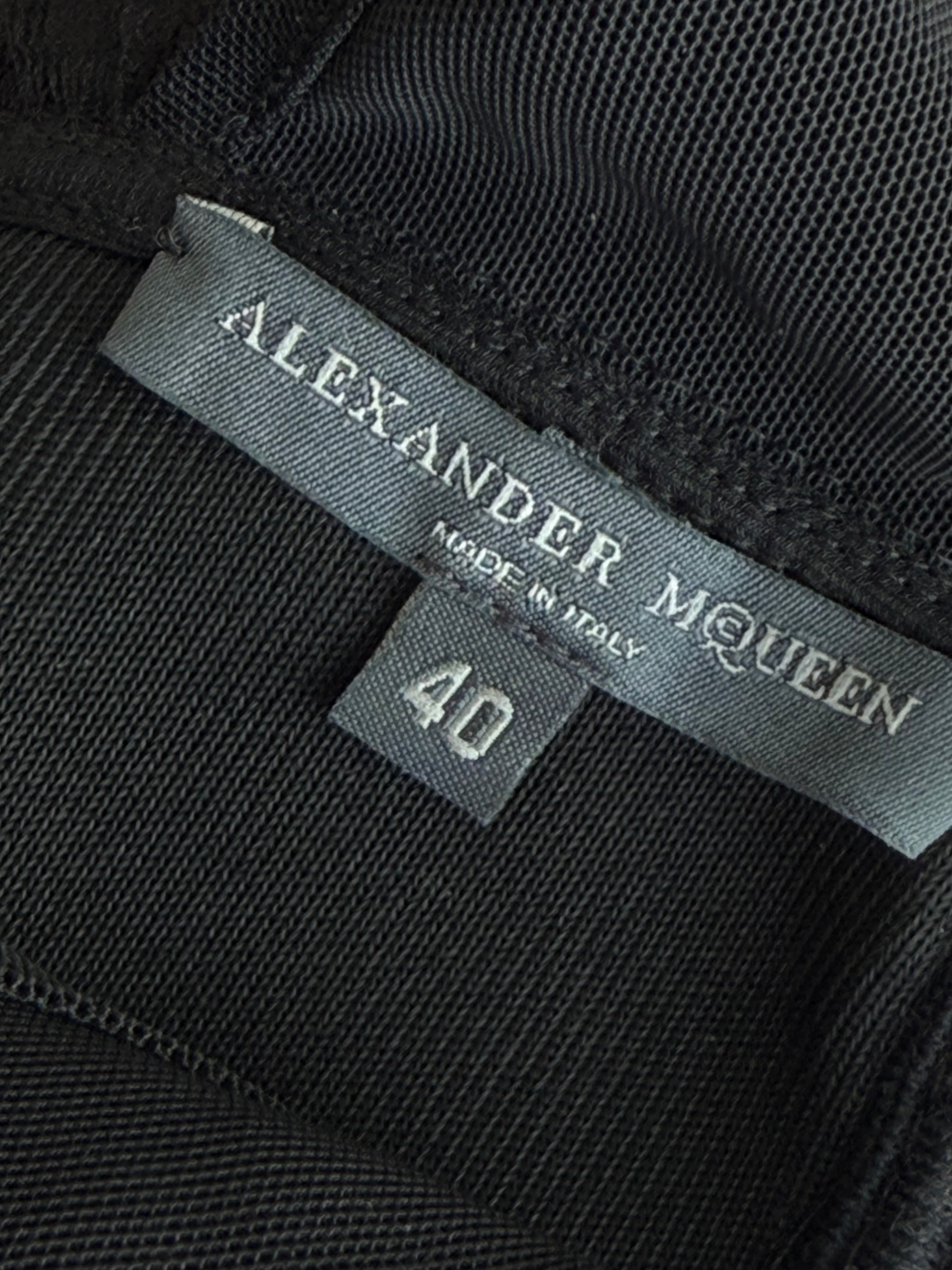 Alexander McQueen S/S 2004 “Deliverance” Corset Silk Evening Dress