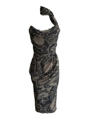 Vivienne Westwood Silk Paisley Corseted Dress