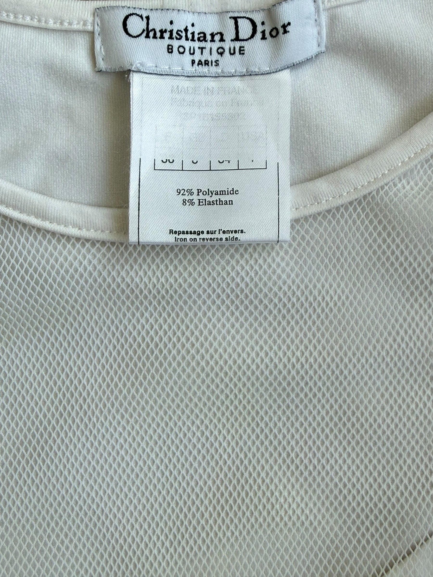Christian Dior 2002 S/S Gothic Top