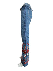 Christian Dior F/W 2002 Embroidery Jeans