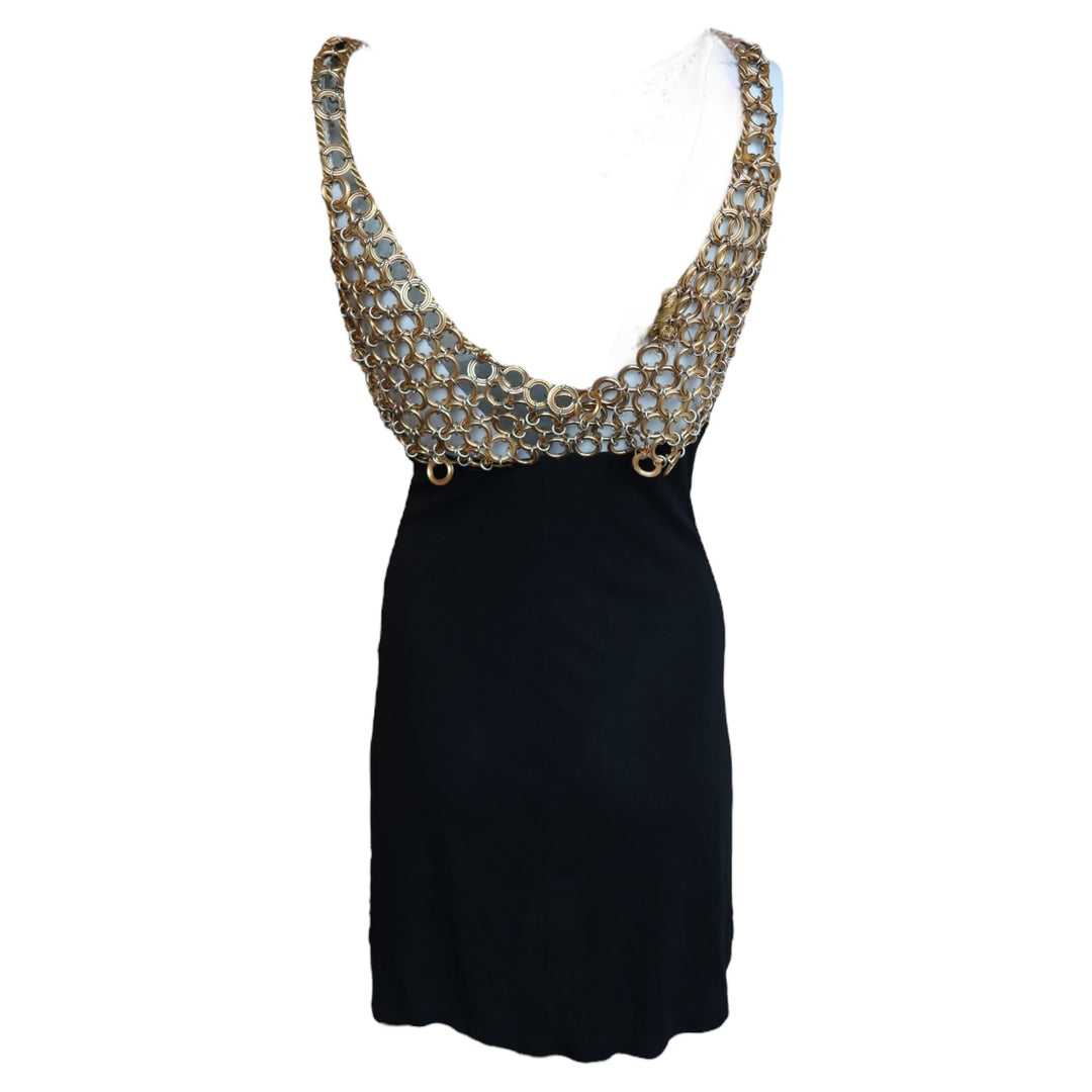 Paco Rabbane 1990 Jersey Metal Dress