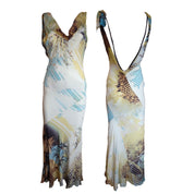 Roberto Cavalli S/S 2002 Lion Silk Set
