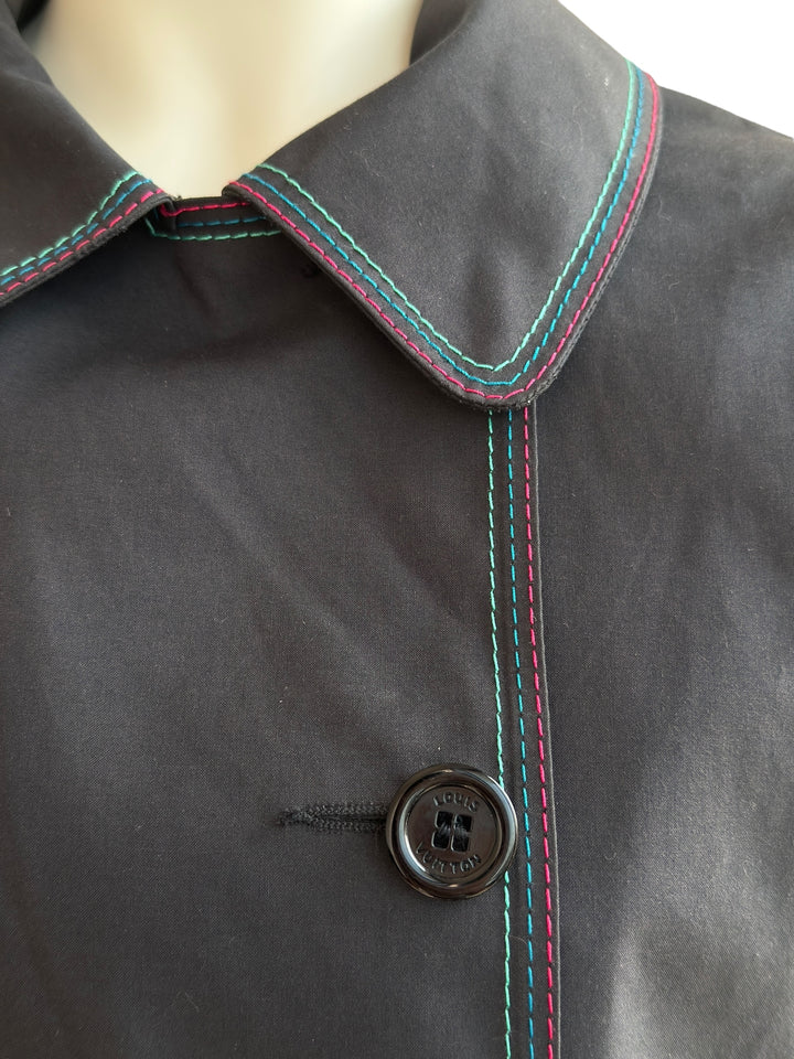 Louis Vuitton 2000s Monogram Multicolore Mackintosh Trench Coat