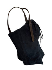 Dolce & Gabbana D&G F/W 2002 Corduroy Bustier Top
