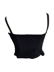 Dolce & Gabbana D&G F/W 2002 Corduroy Bustier Top