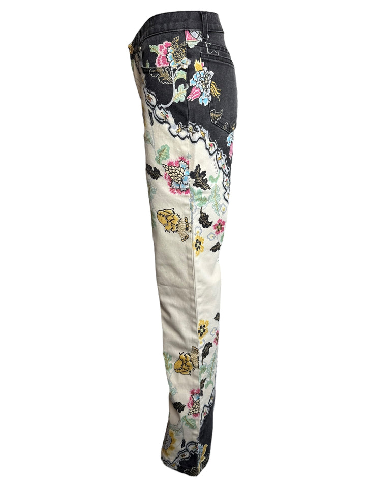 Roberto Cavalli S/S 2003 Cheongsam Jeans