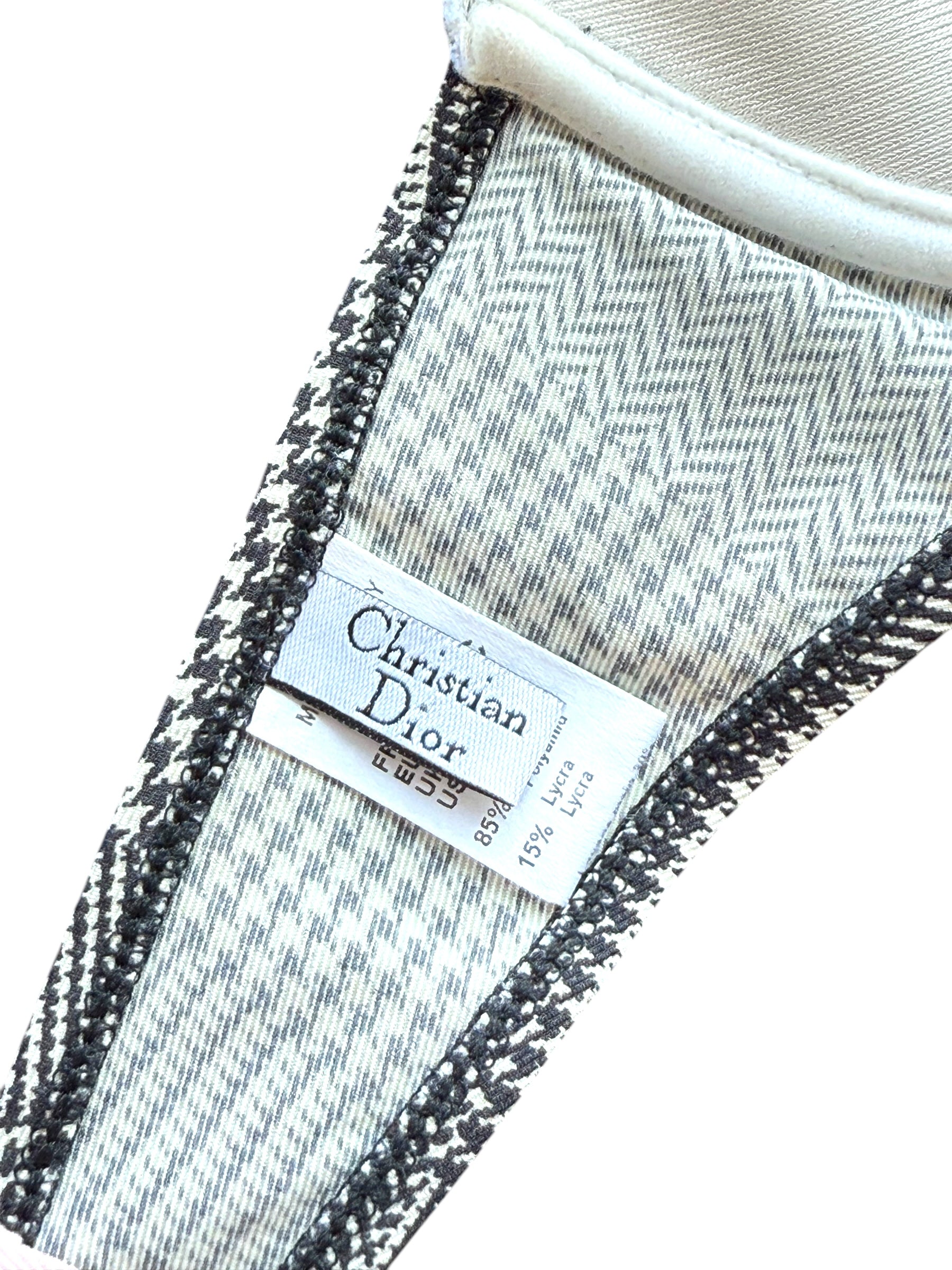 Christian Dior S/S 3-Set Bikini Sarong "Prince of Wales"