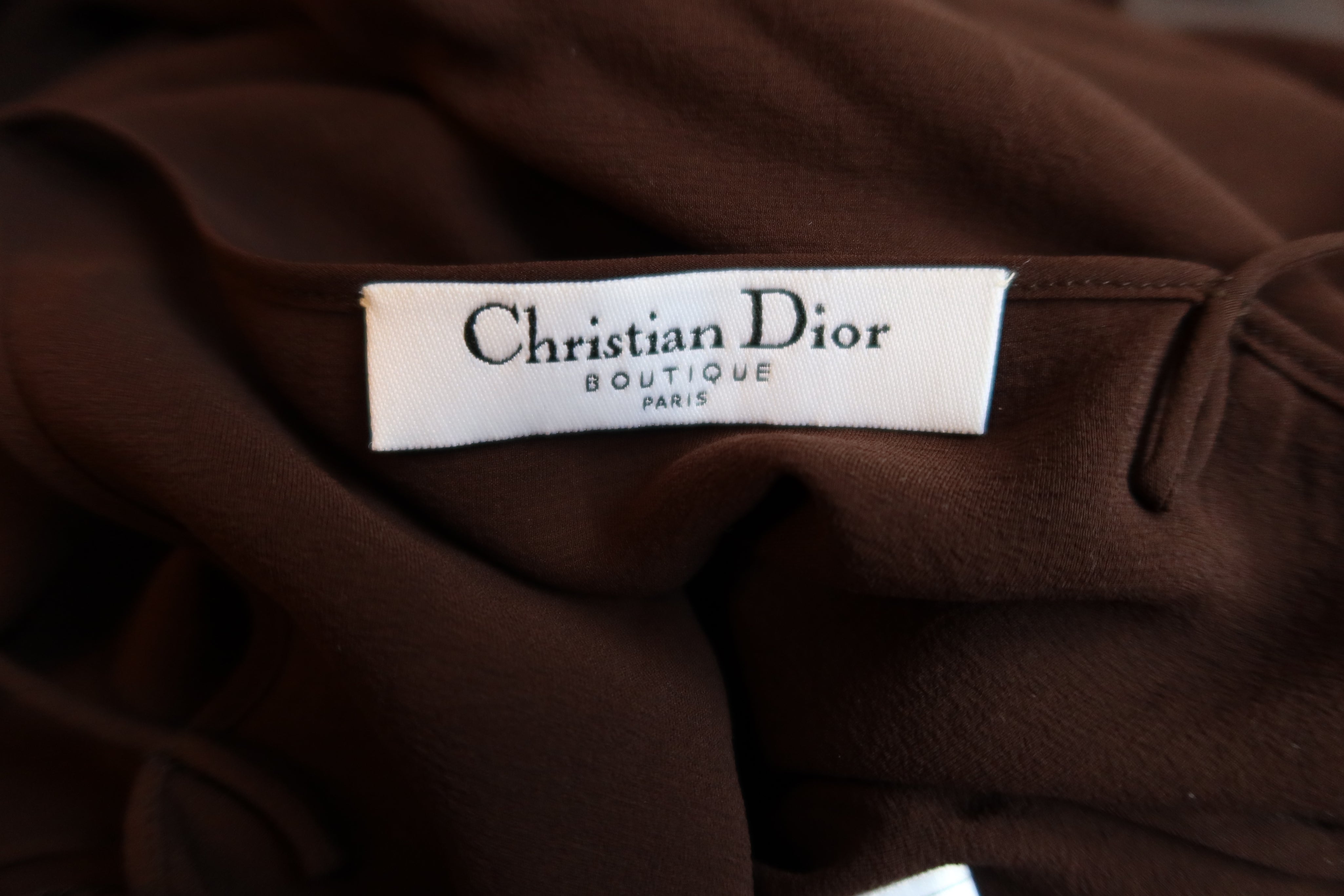 Christian Dior By John Galliano S/S 2006 Smoky Silk Gown