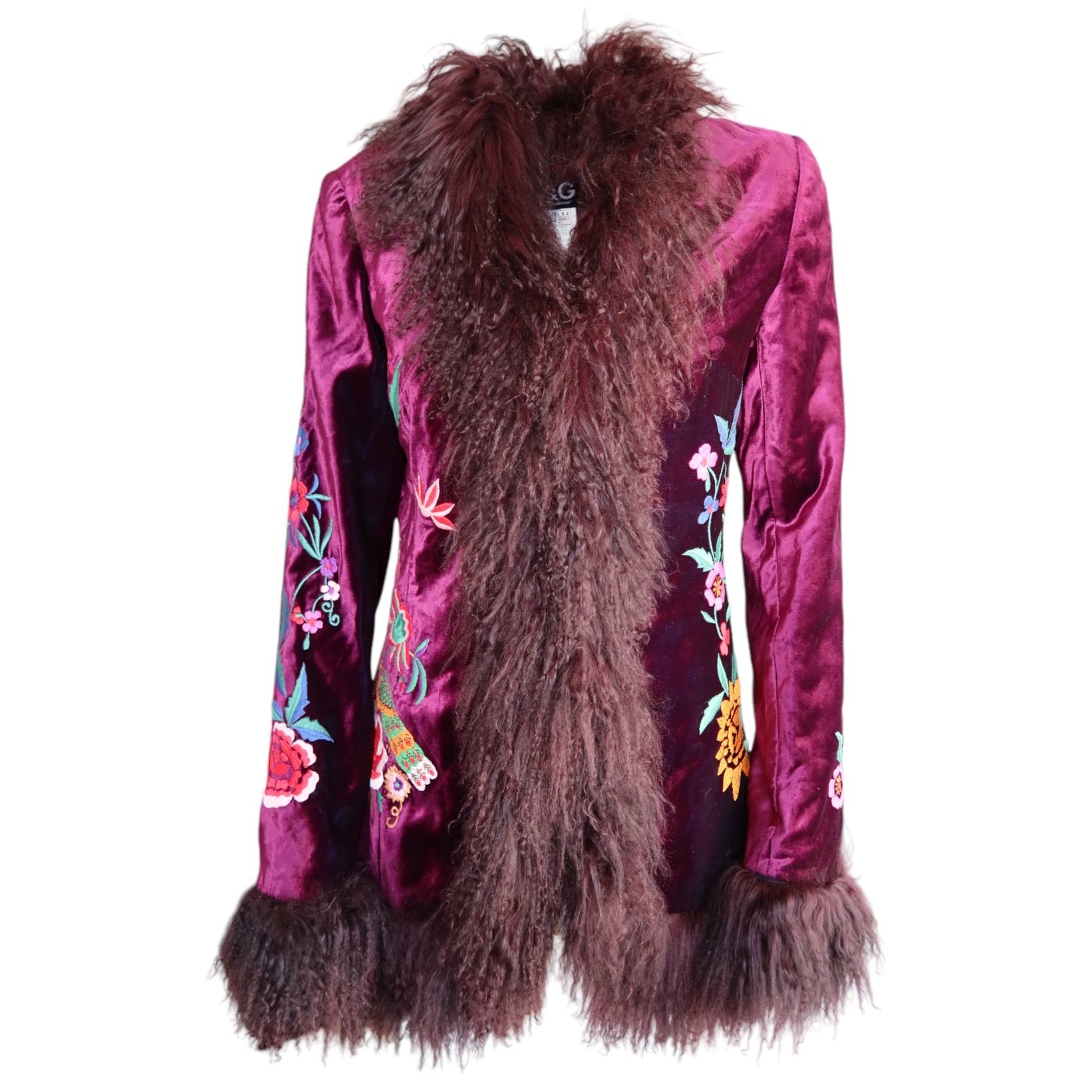 Dolce & Gabbana (D&G Line) Purple Velvet Jacket