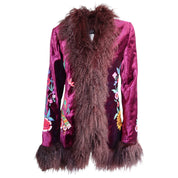Dolce & Gabbana (D&G Line) Purple Velvet Jacket