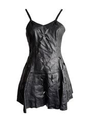 Versus Versace Leather Mini Dress