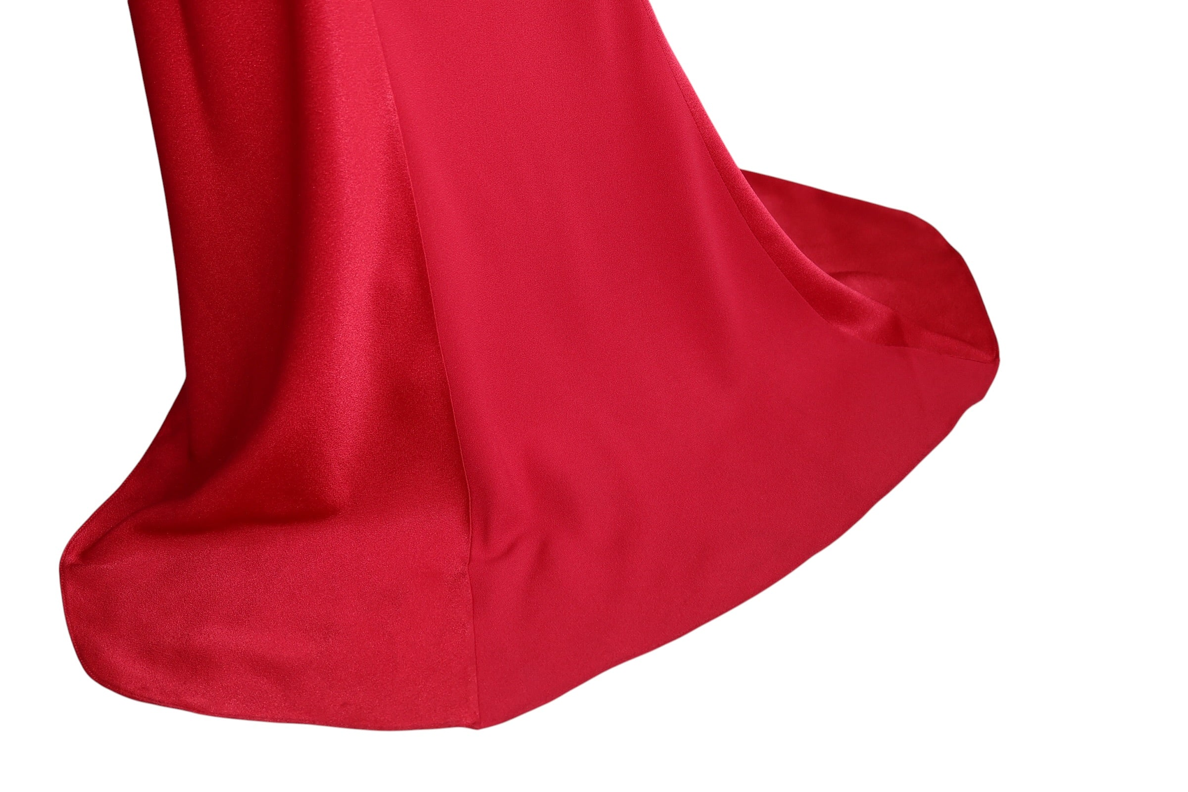 Christian Dior F/W 2004 by John Galliano Red Bias Flare Evening Gown