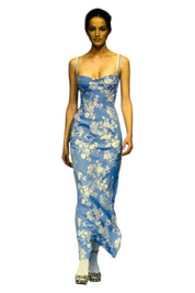Dolce & Gabbana S/S 1997 Silk Floral Embroidered Dress "China Collection”