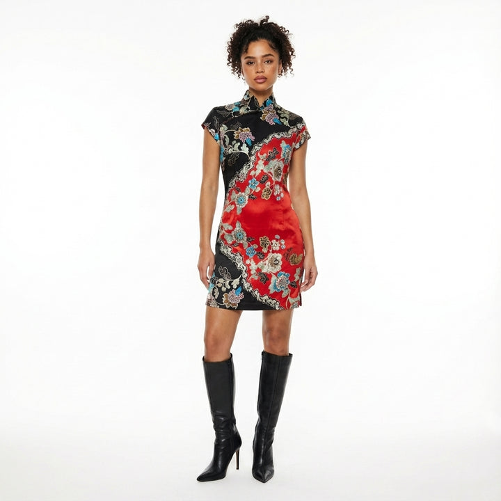 Roberto Cavalli S/S 2003 Cheongsam Dress