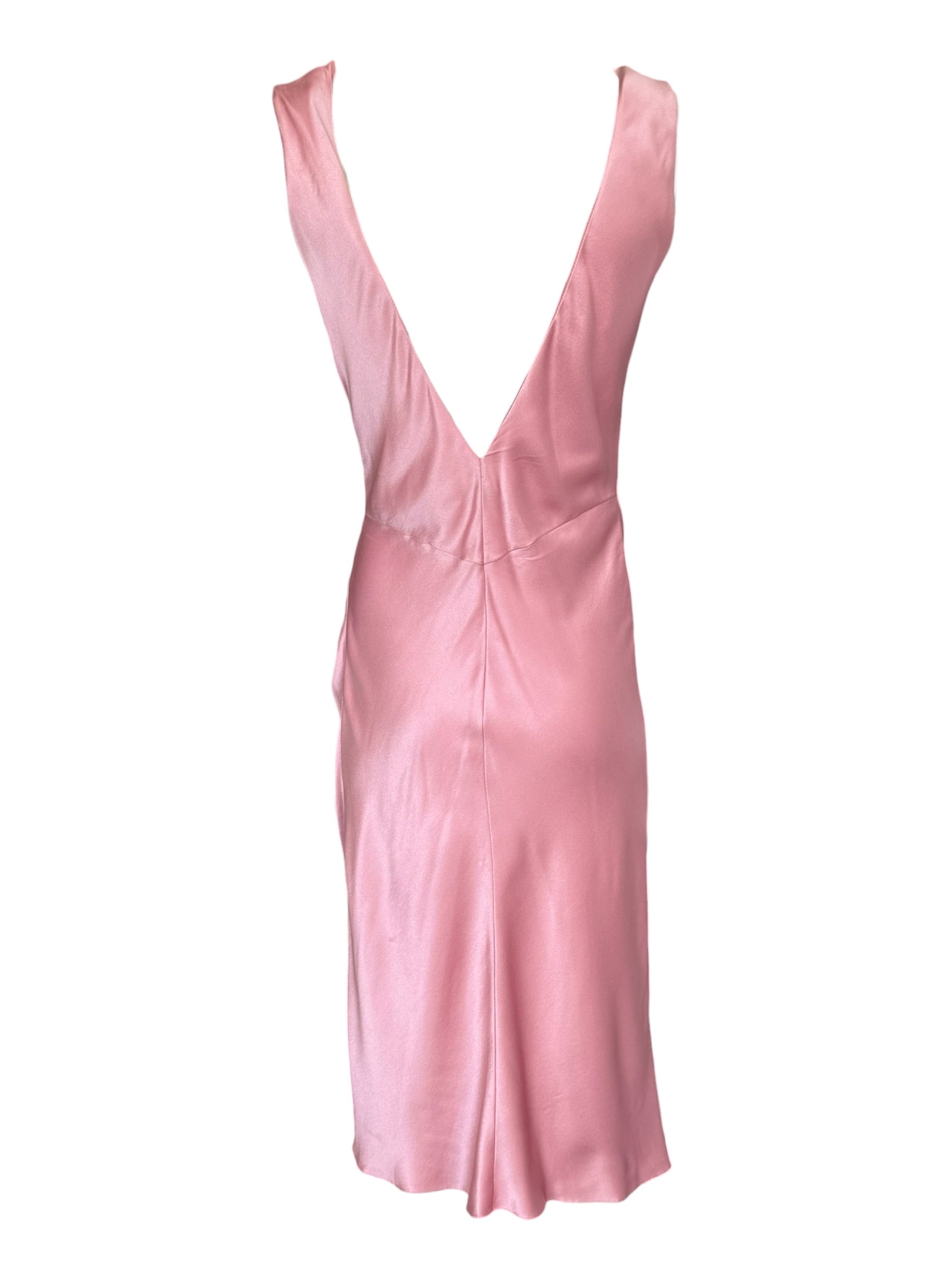 Christian Dior F/W 2003 Rose Pink Silk Gown