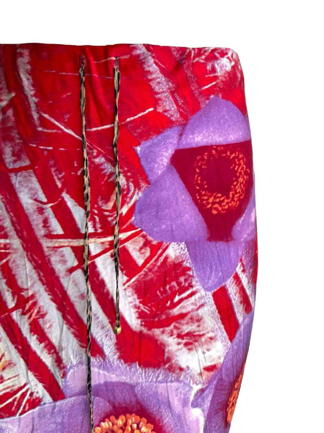 Roberto Cavalli S/S 2000 Floral Silk Skirt