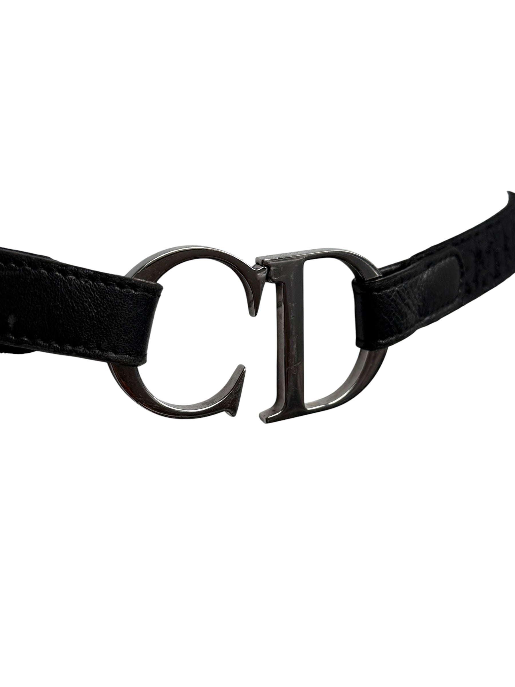 Christian Dior All Over Logo CD Buckle