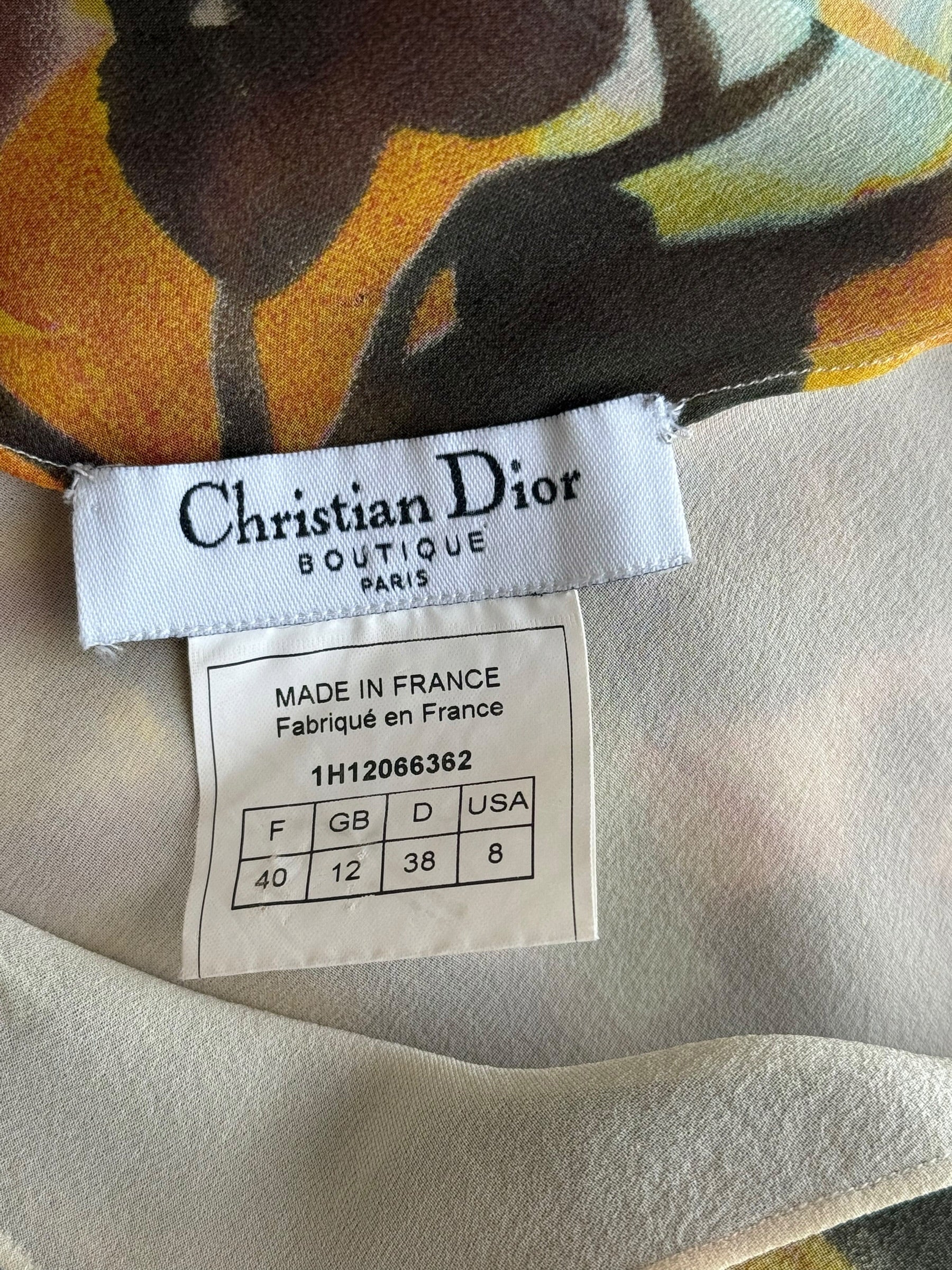 Christian Dior Fall/Winter 2001 bias-cut silk maxi dress