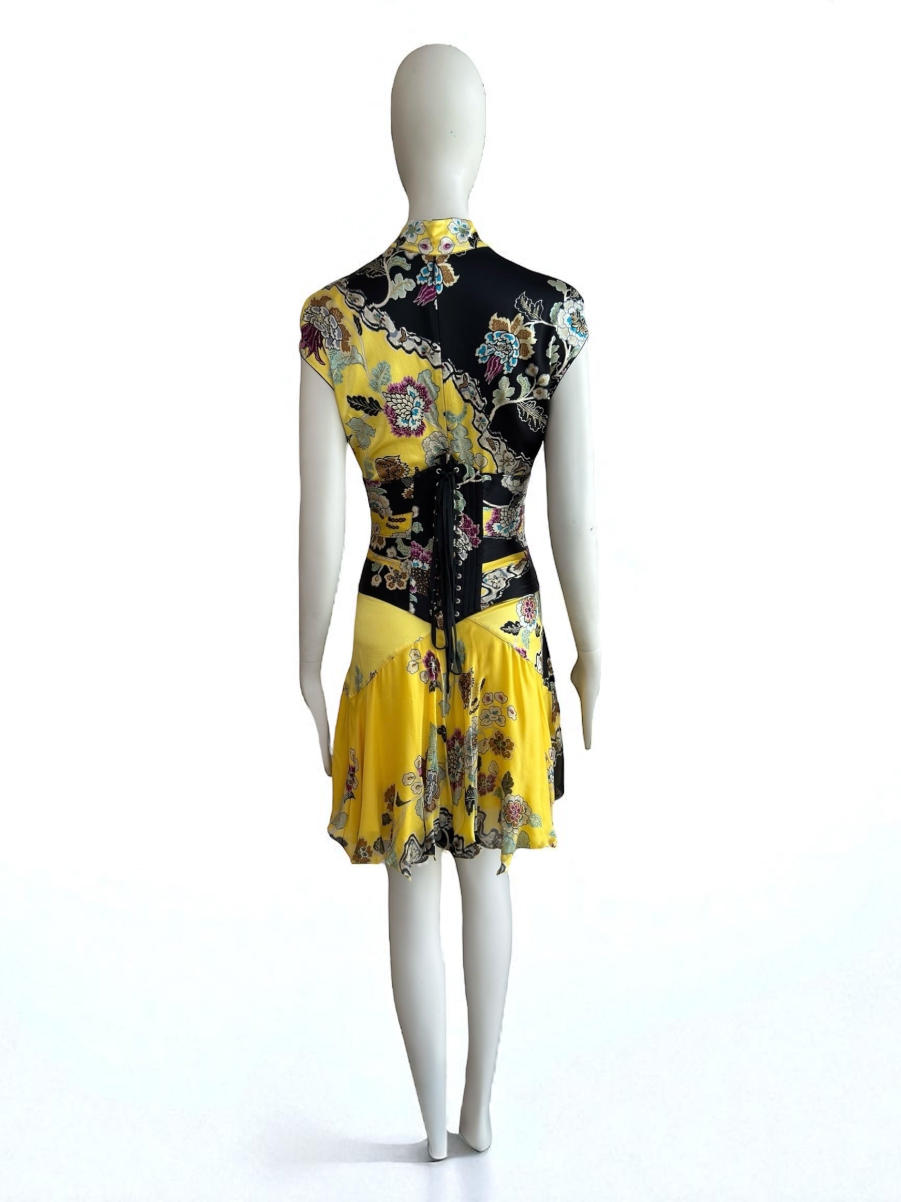 Roberto Cavalli S/S 2003 Cheongsam Dress and Corset
