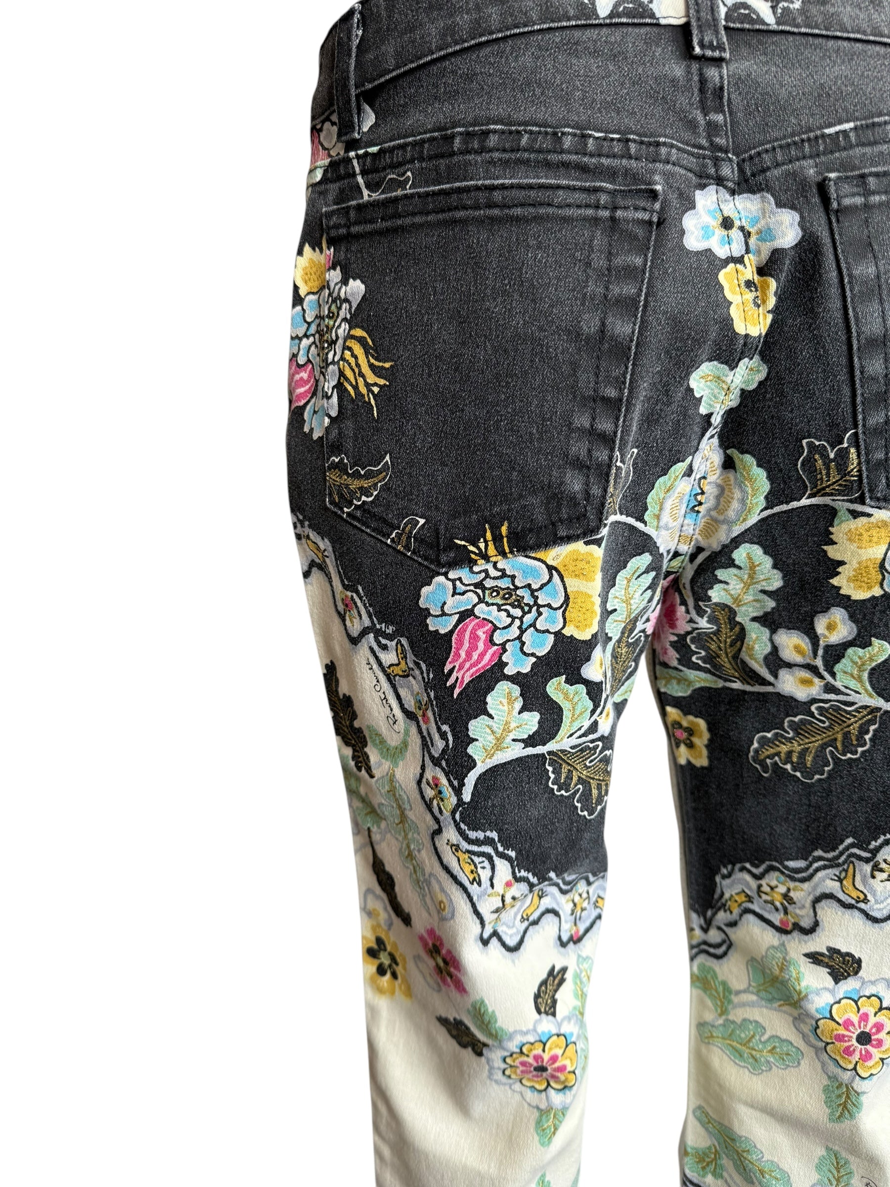 Roberto Cavalli S/S 2003 Cheongsam Jeans