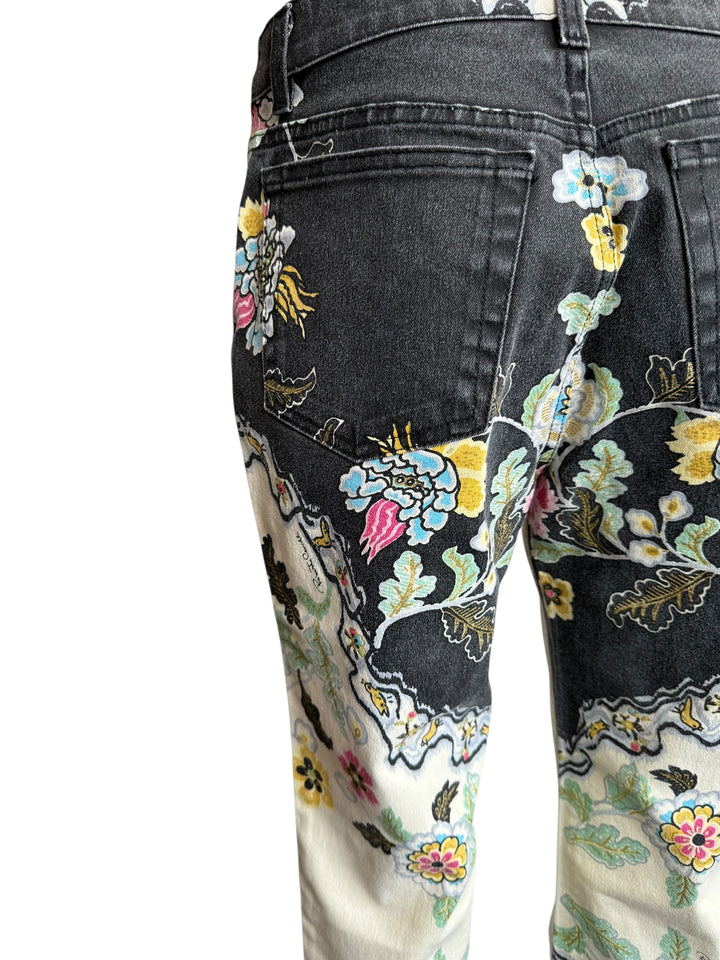 Roberto Cavalli S/S 2003 Cheongsam Jeans