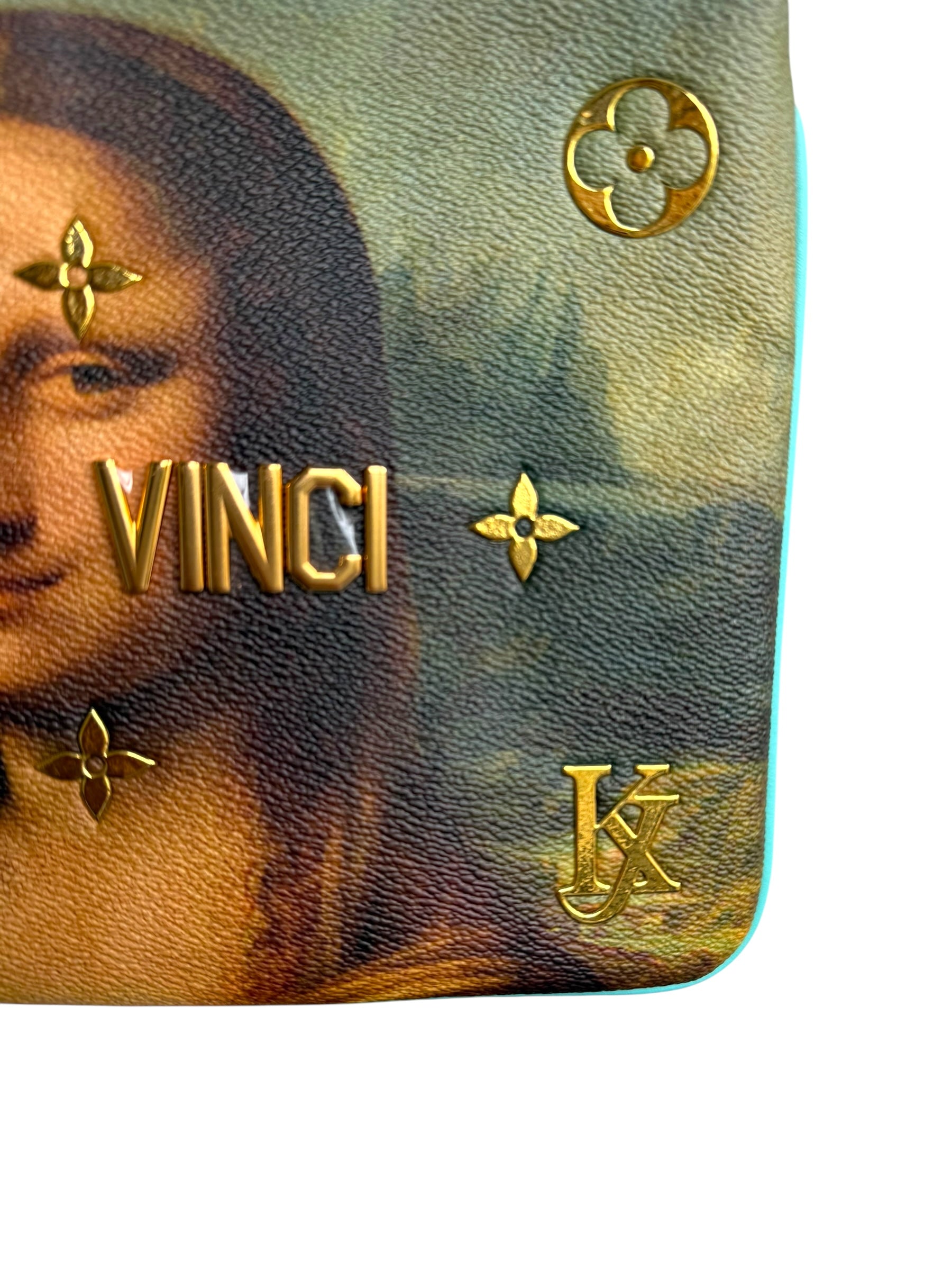Louis Vuitton 2017 x Jeff Koons Da Vinci Pochette – Vert D’Eau