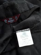 John Galliano S/S 2002 Formula 1 Silk Trousers