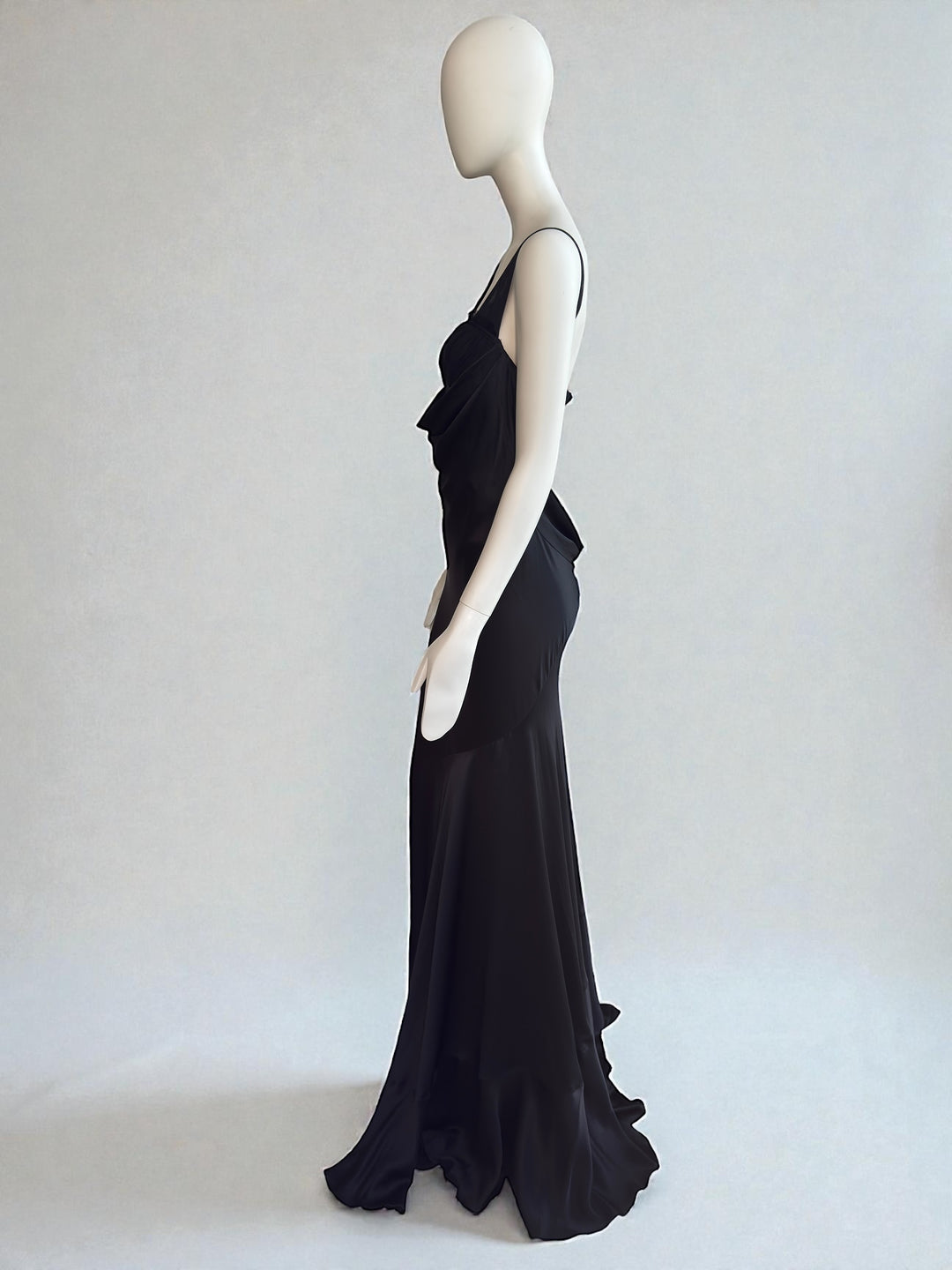 Alexander McQueen S/S 2004 “Deliverance” Corset Silk Evening Dress