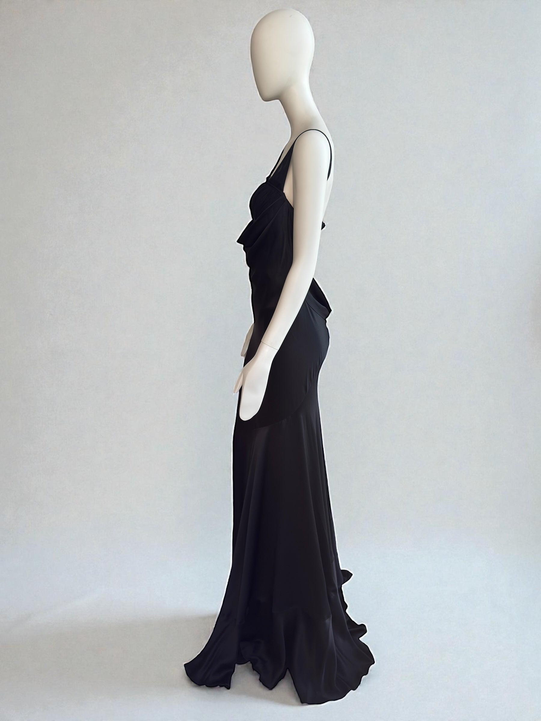 Alexander McQueen S/S 2004 “Deliverance” Corset Silk Evening Dress