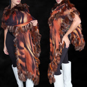 Roberto Cavalli F/W 2000 Tiger Fox Fur Scarf
